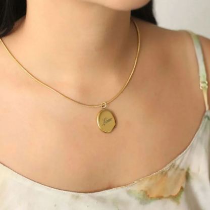 [Pre-order] Aurum Pendant Rounded Snake Chain Necklace