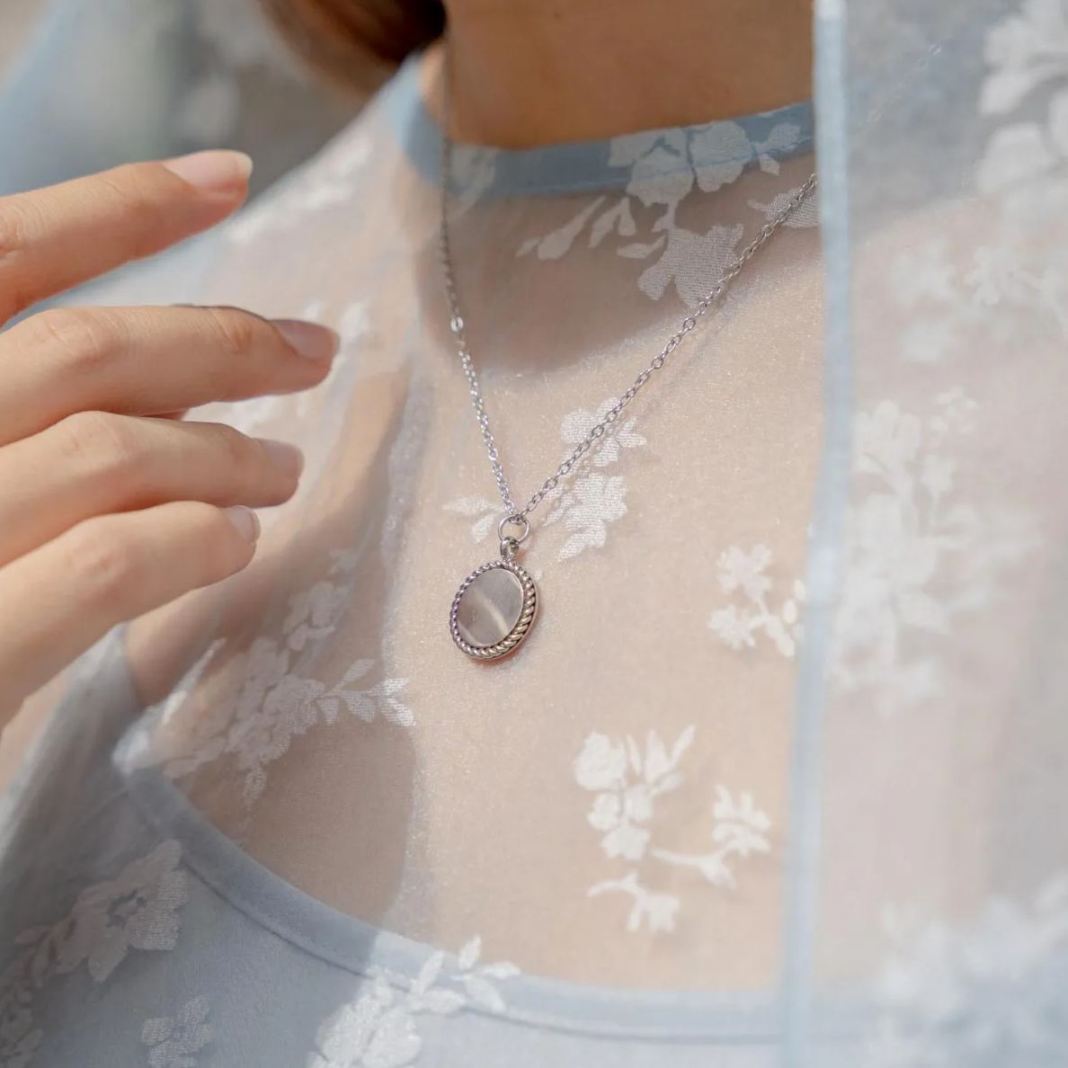 Dana Silver Pendant Necklace