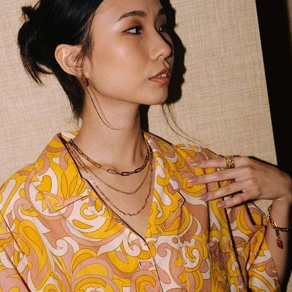 Bold Boyfriend Paperclip Gold Necklace [B-Grade]