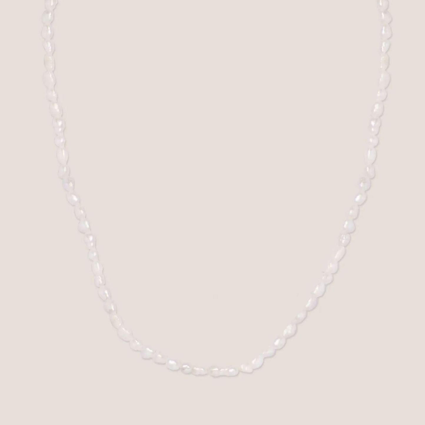 Fucata Baroque Freshwater Pearl Gold Necklace