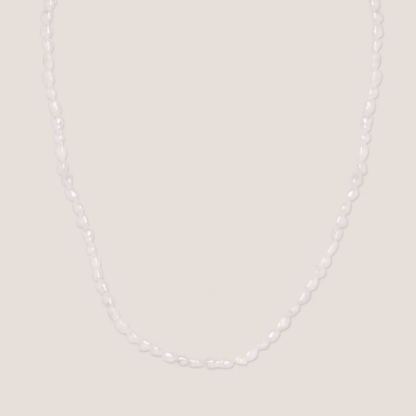 Fucata Baroque Freshwater Pearl Gold Necklace