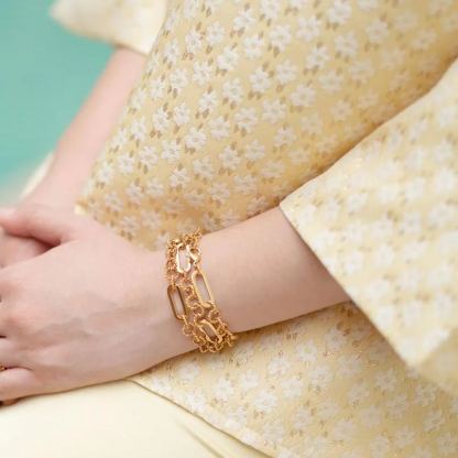 Dalia Gold Chain Link Necklace