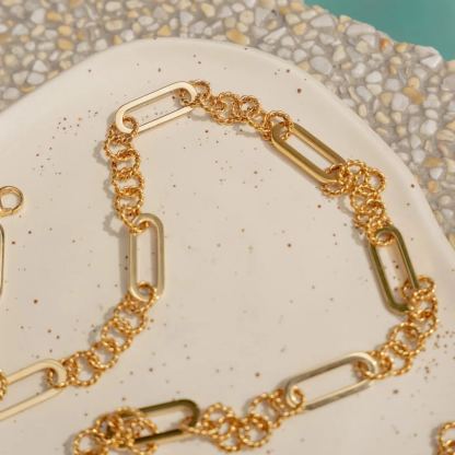Dalia Gold Chain Link Necklace