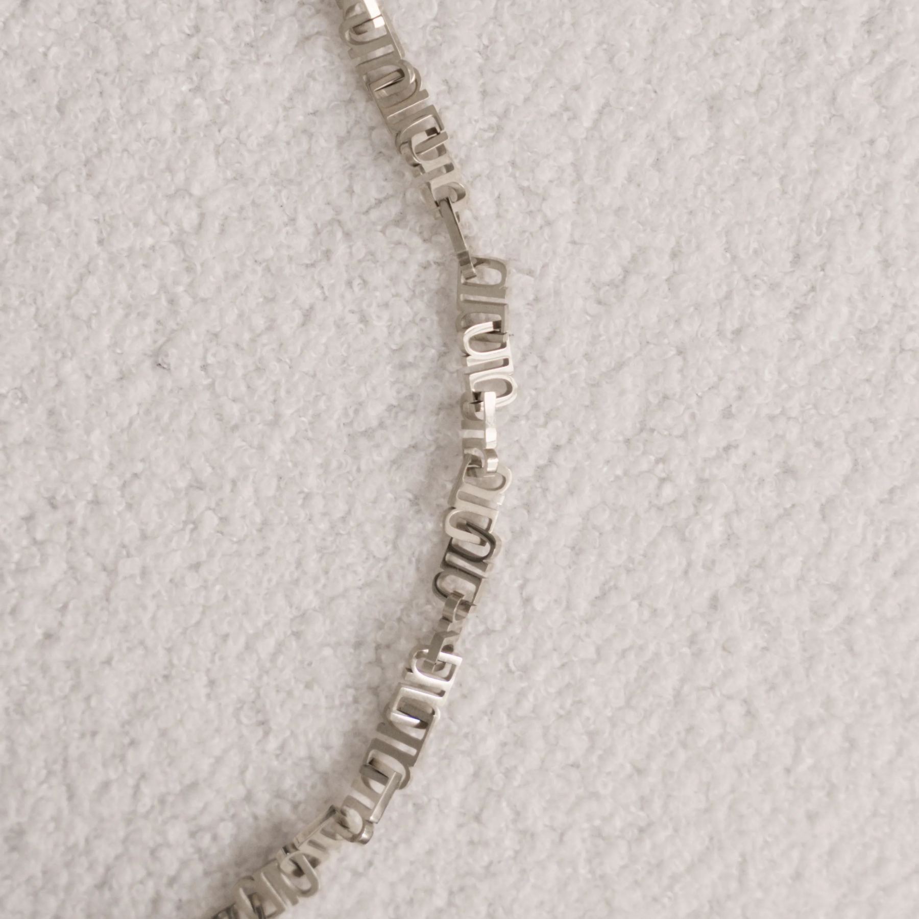 Gung Iconic Silver Chain Necklace