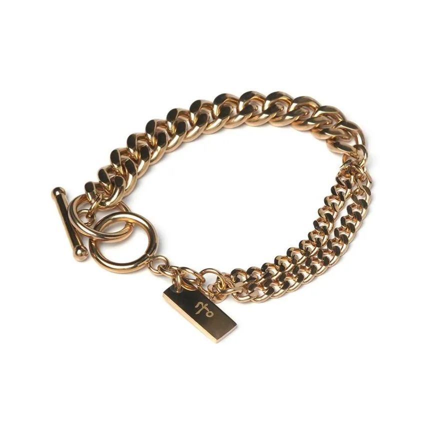 Ola Gold Chain Bracelet - Gung Jewellery
