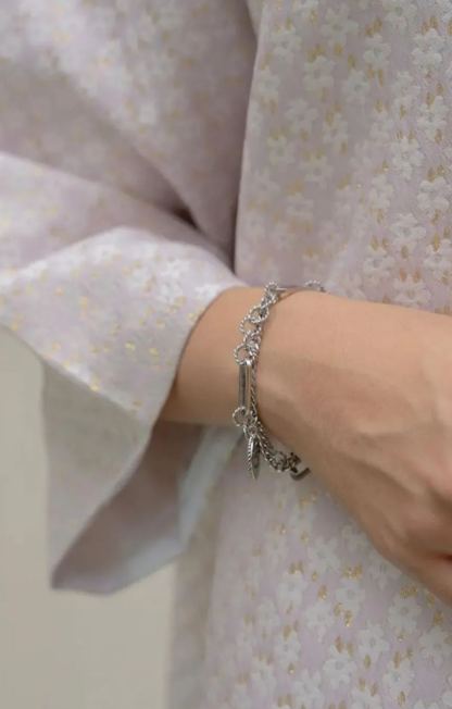 Dalia Silver Chain Link Bracelet