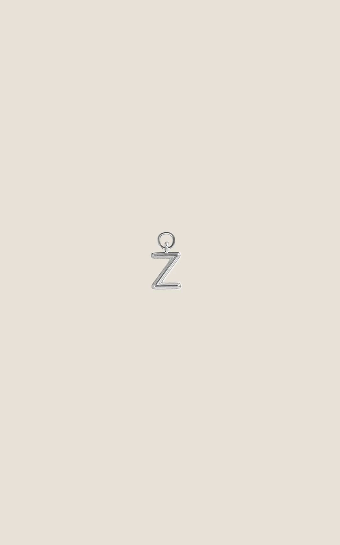 Alphabet Silver Charm