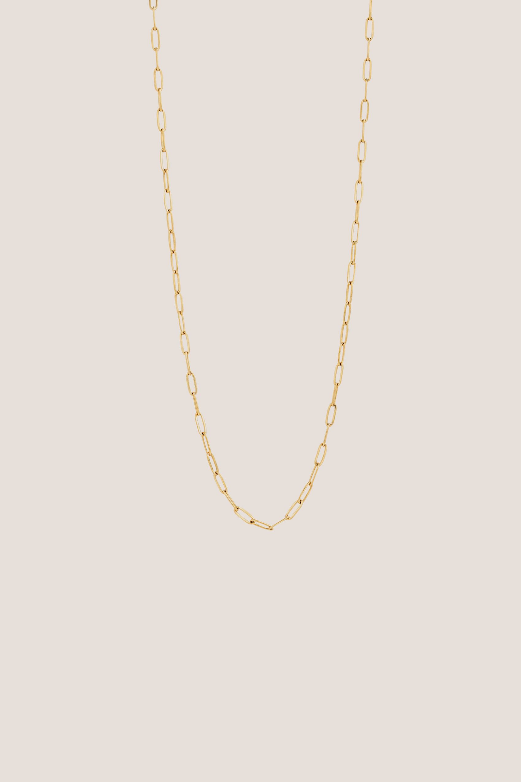 Isla Thin Gold Chain Necklace