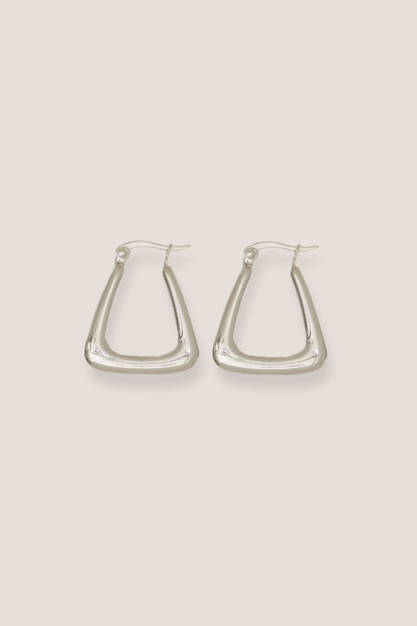 Lush Silver Hoop Earrings