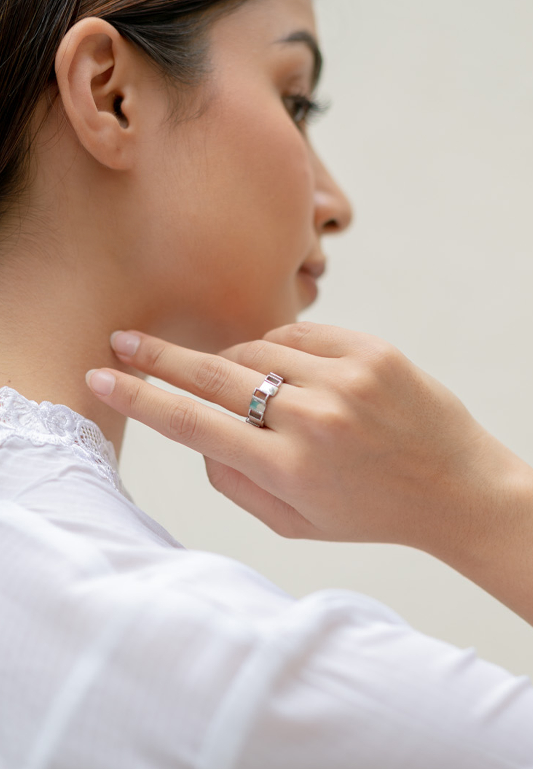 Mira Bold Silver Ring