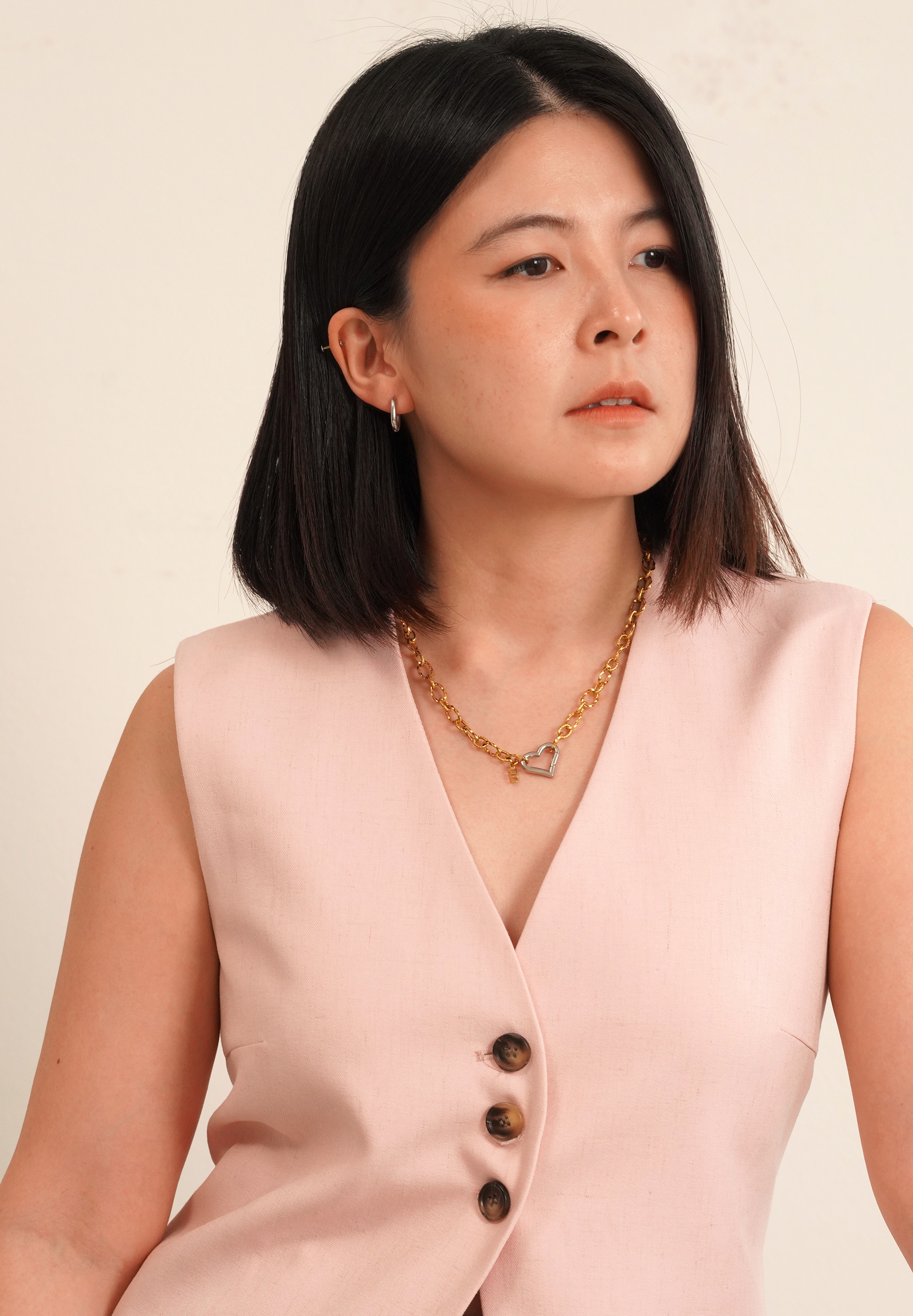 Nue Mixed Metal Gold Necklace