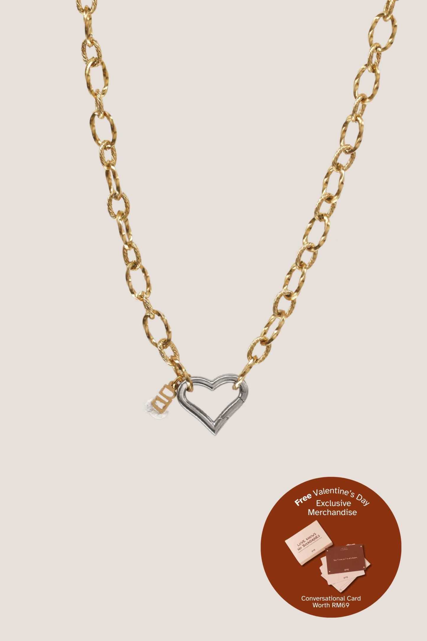 Nue Mixed Metal Gold Necklace
