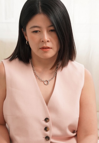 Nue Silver Clasp Chain Necklace
