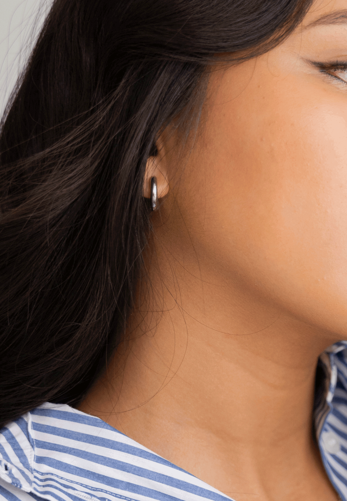 Classic Silver Hoop Earrings