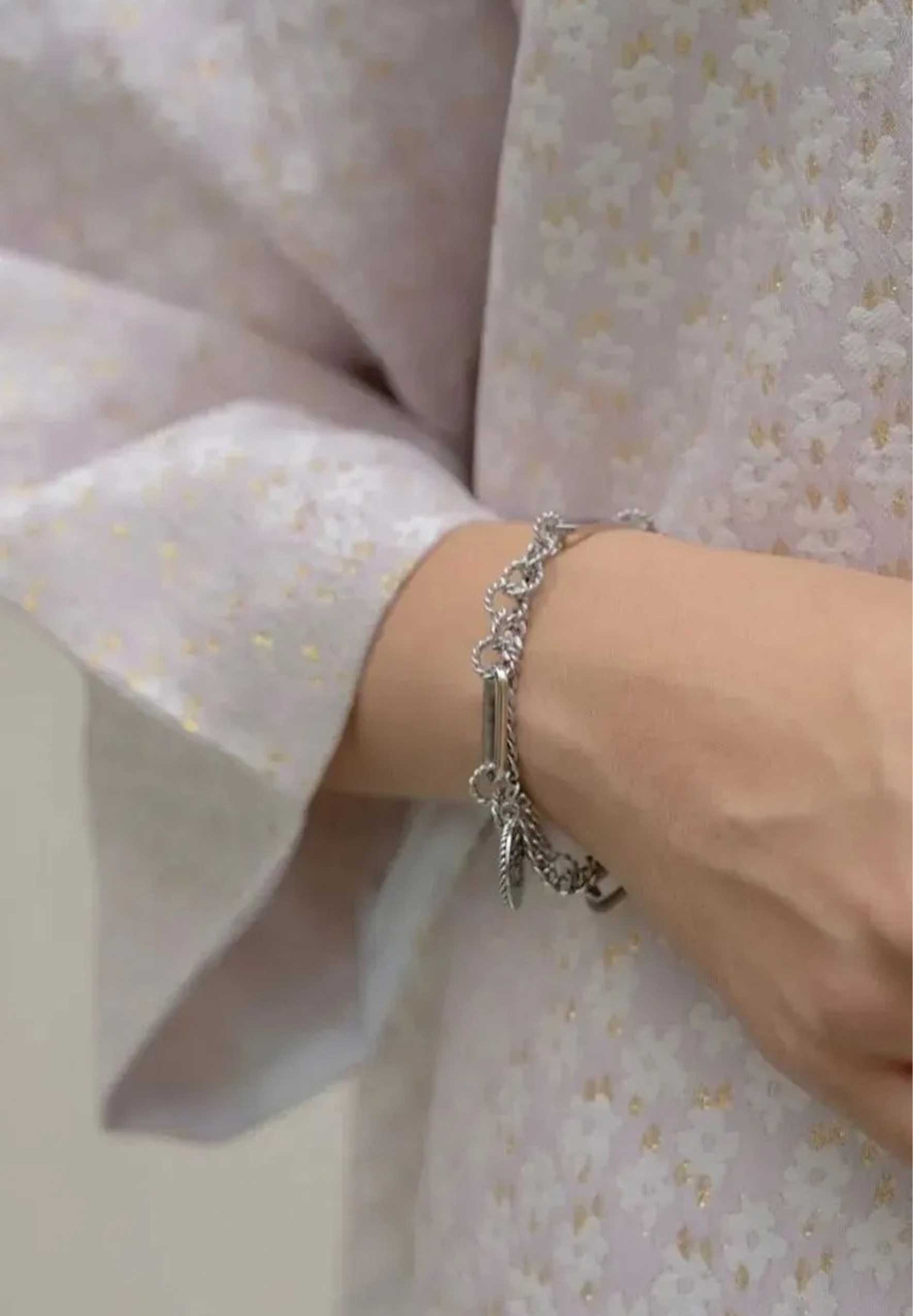 Dalia Silver Link Chain Bracelet