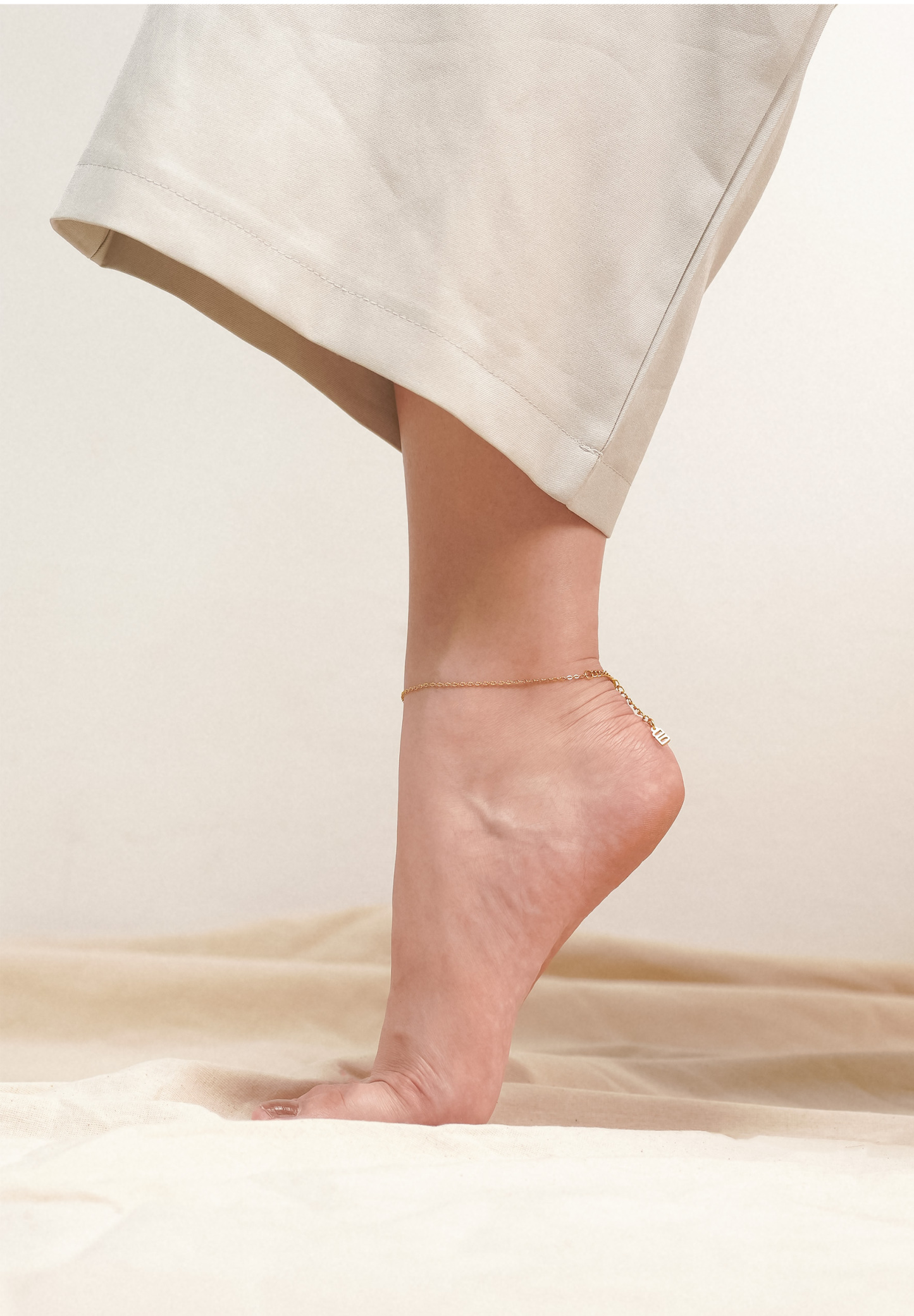 Plain Gold Chain Anklet