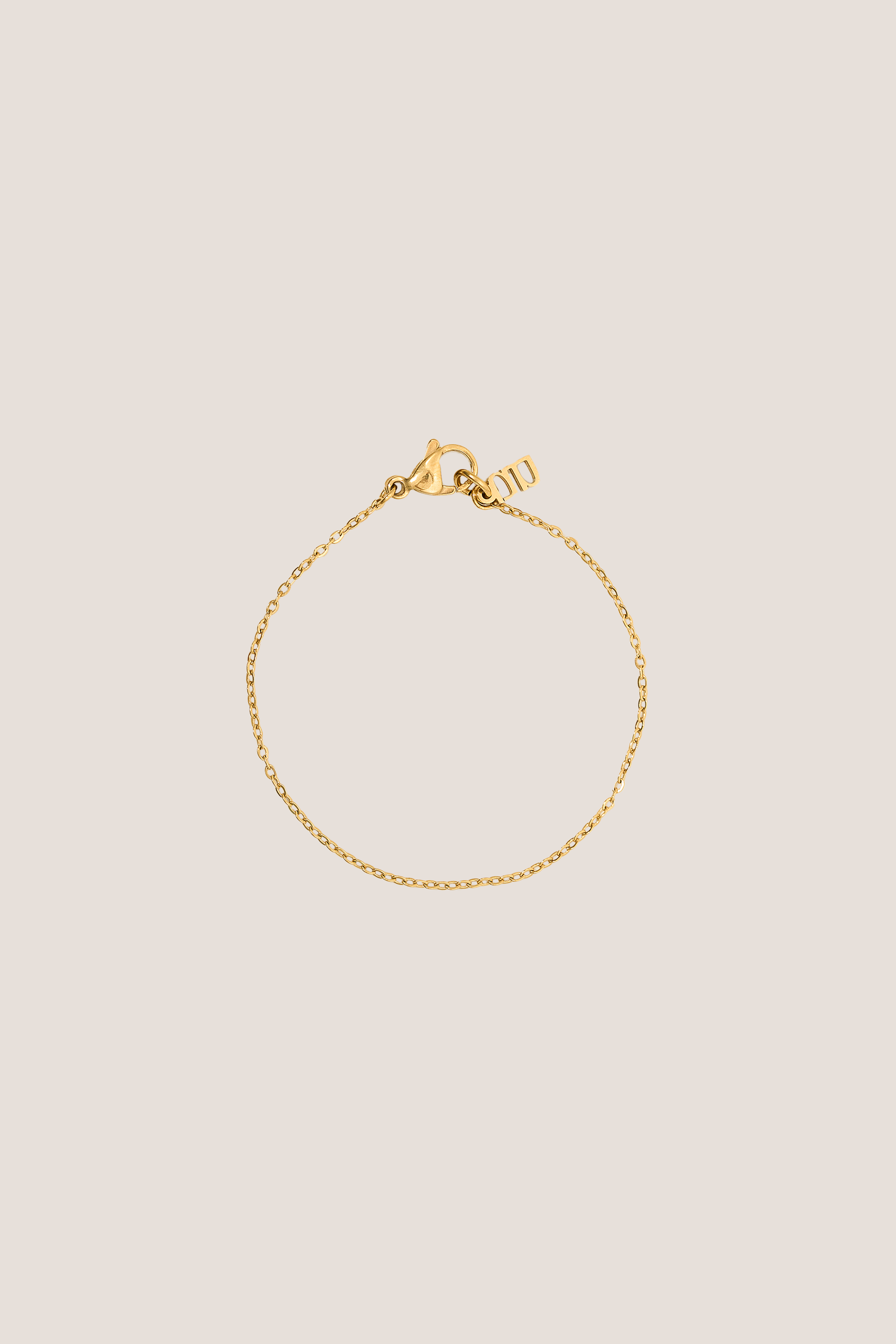 Plain Gold Chain Bracelet