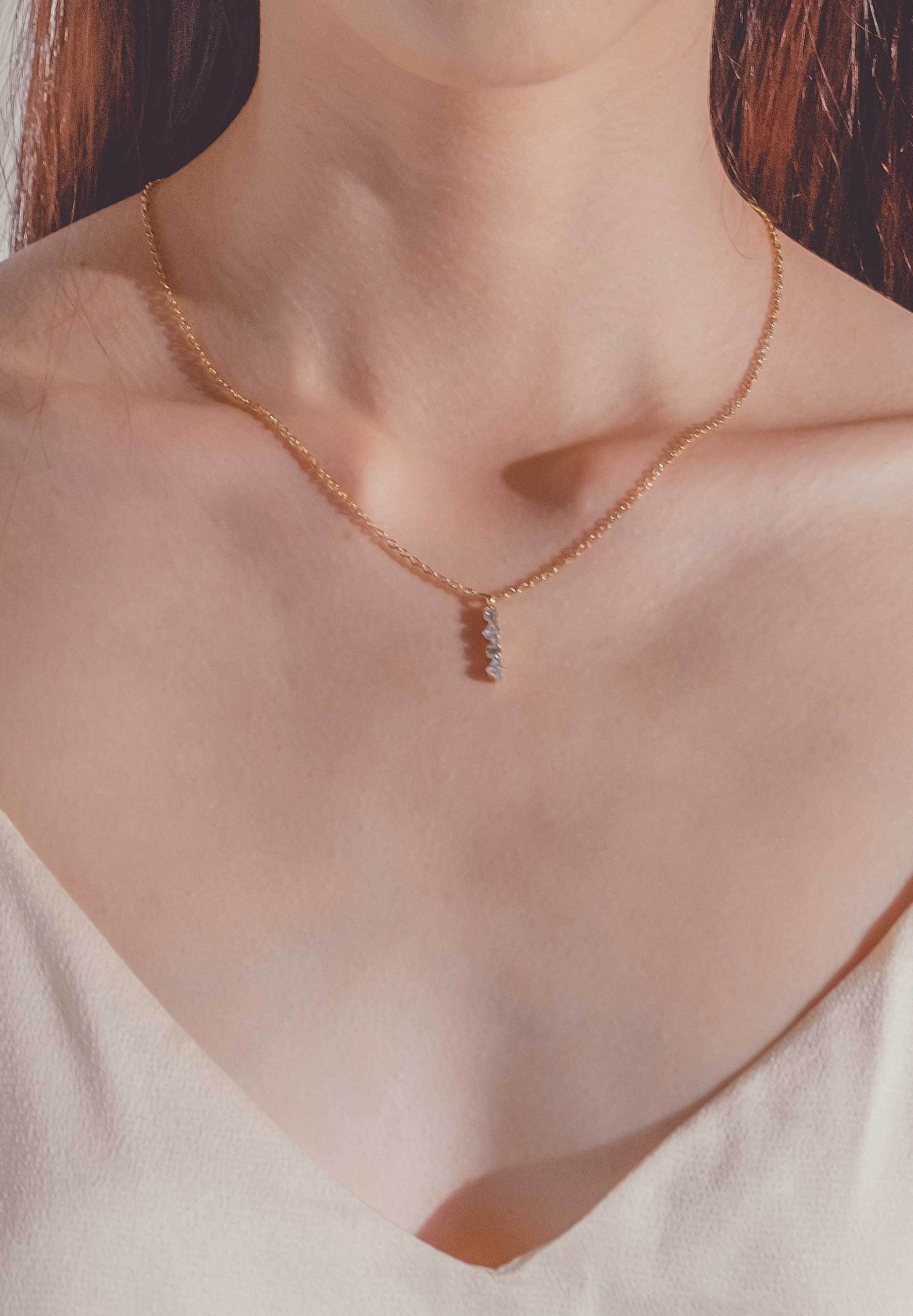 Classic Mystic Gold Chain Pendant Necklace