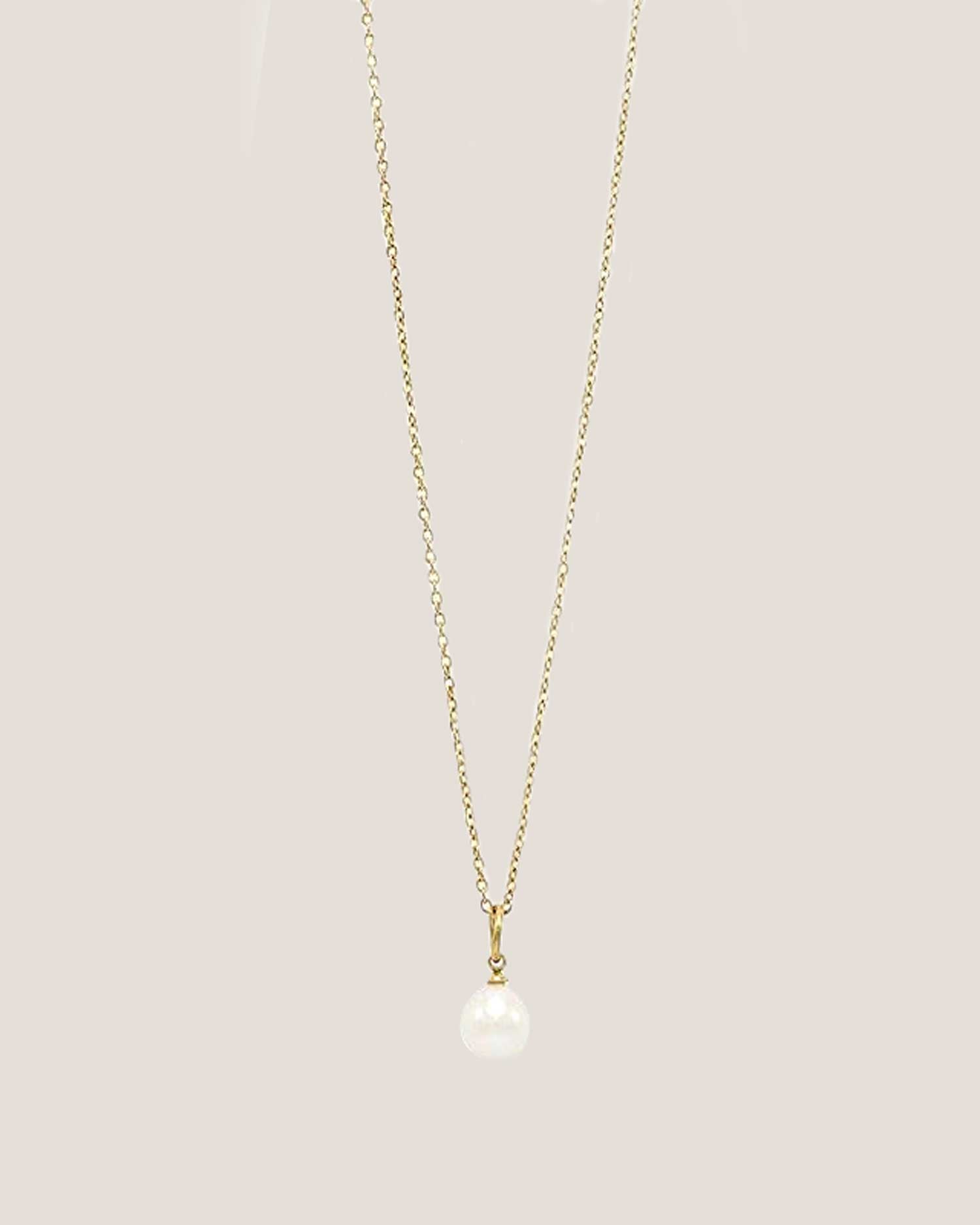 Baroque Freshwater Pearl Gold Necklace
