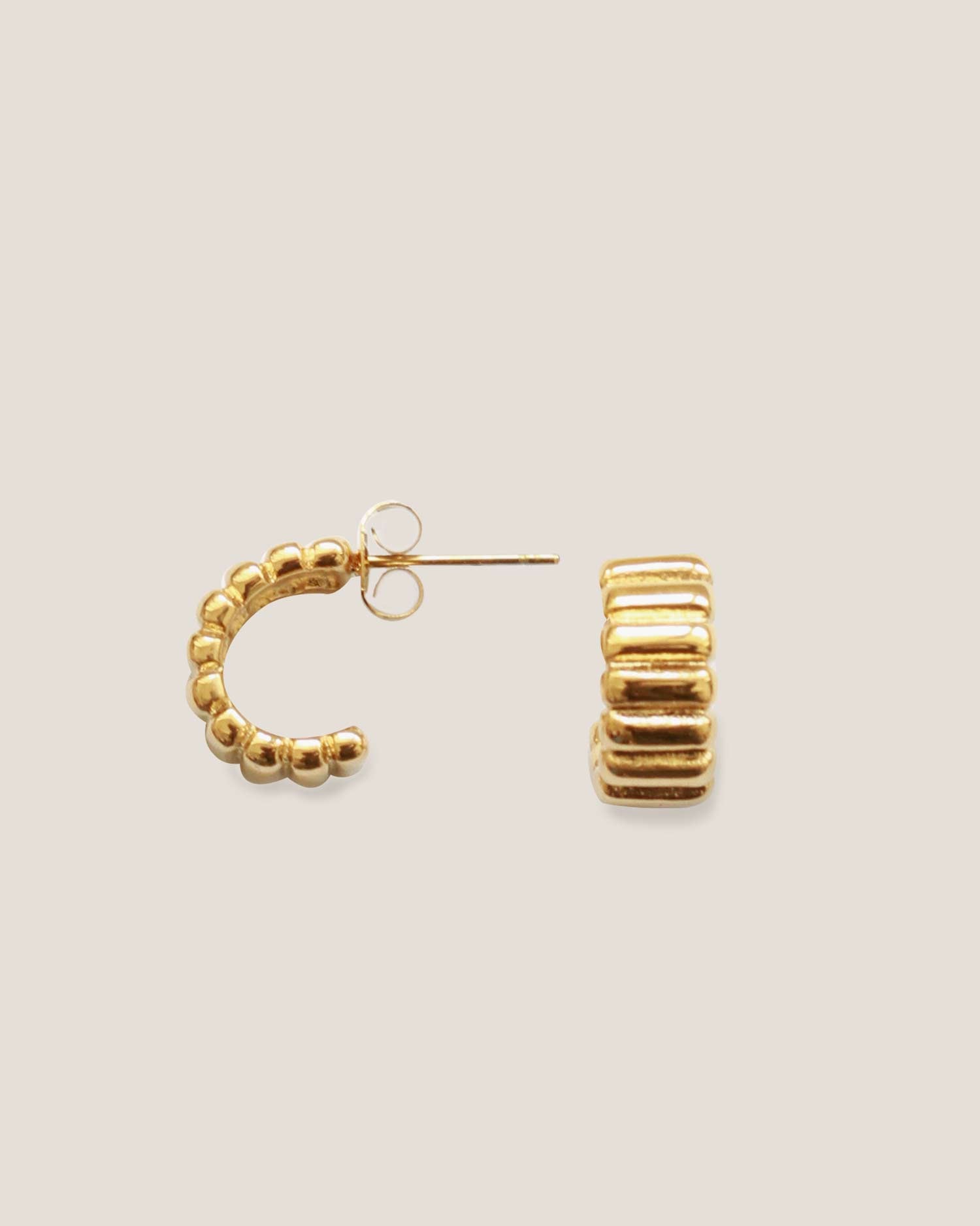Gaia Gold Hoop Earrings