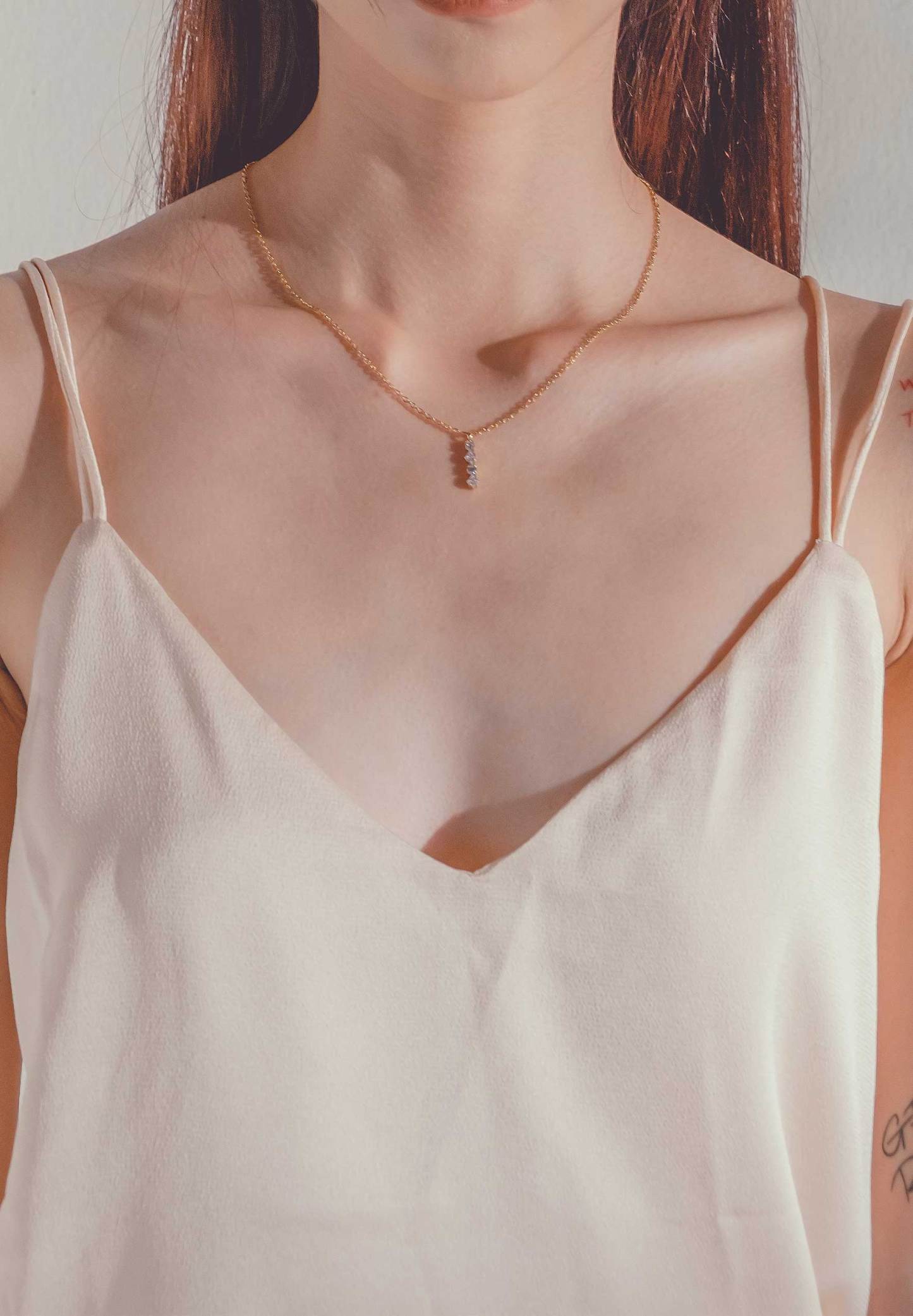 Classic Mystic Gold Chain Pendant Necklace