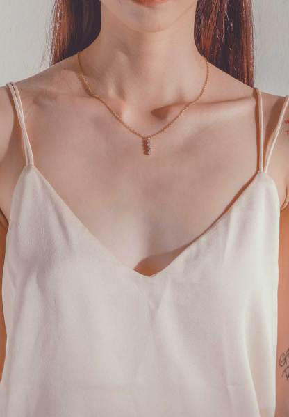 Classic Mystic Gold Chain Pendant Necklace