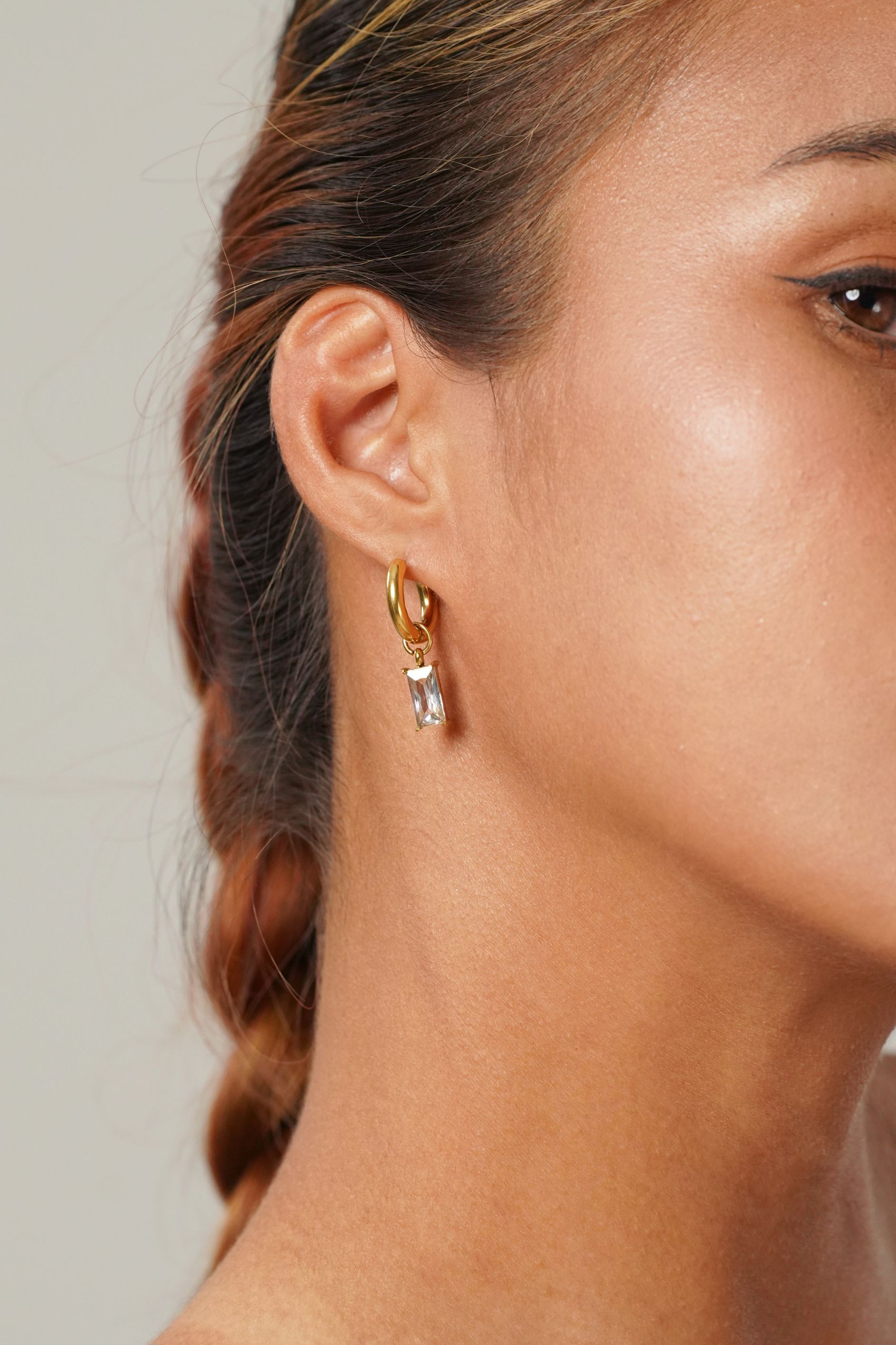 Verity Classic Mini Gold Hoop Earrings