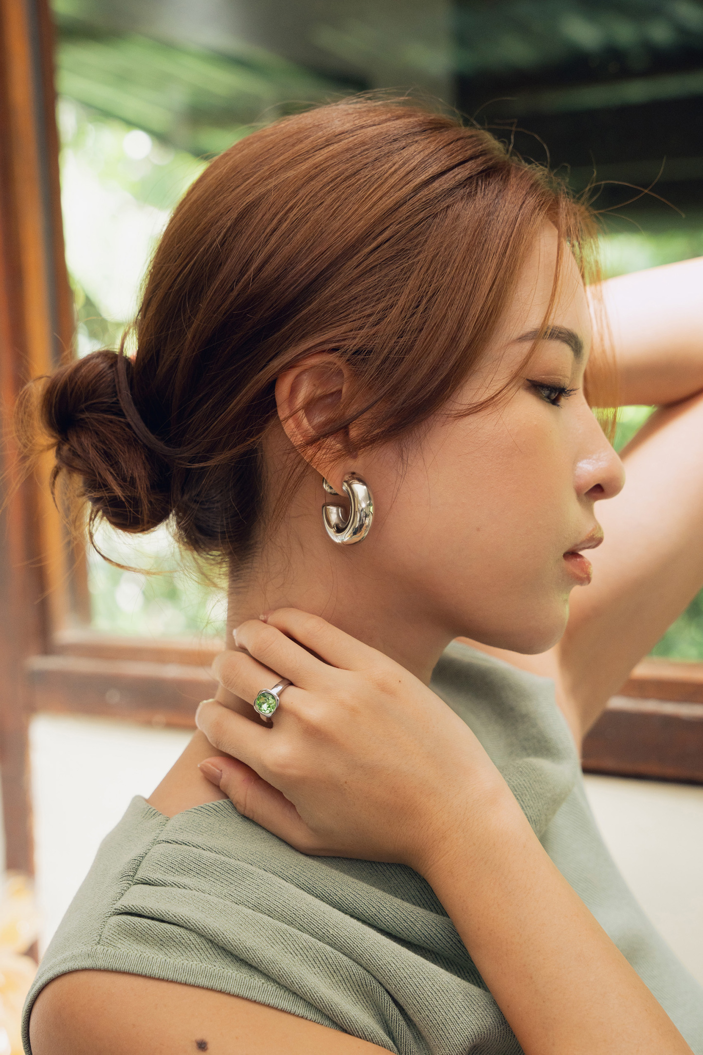 Majestic Silver Earrings