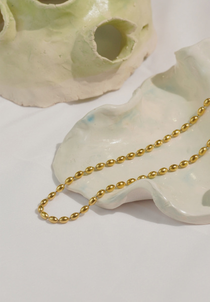 Zenith Seed Gold Necklace