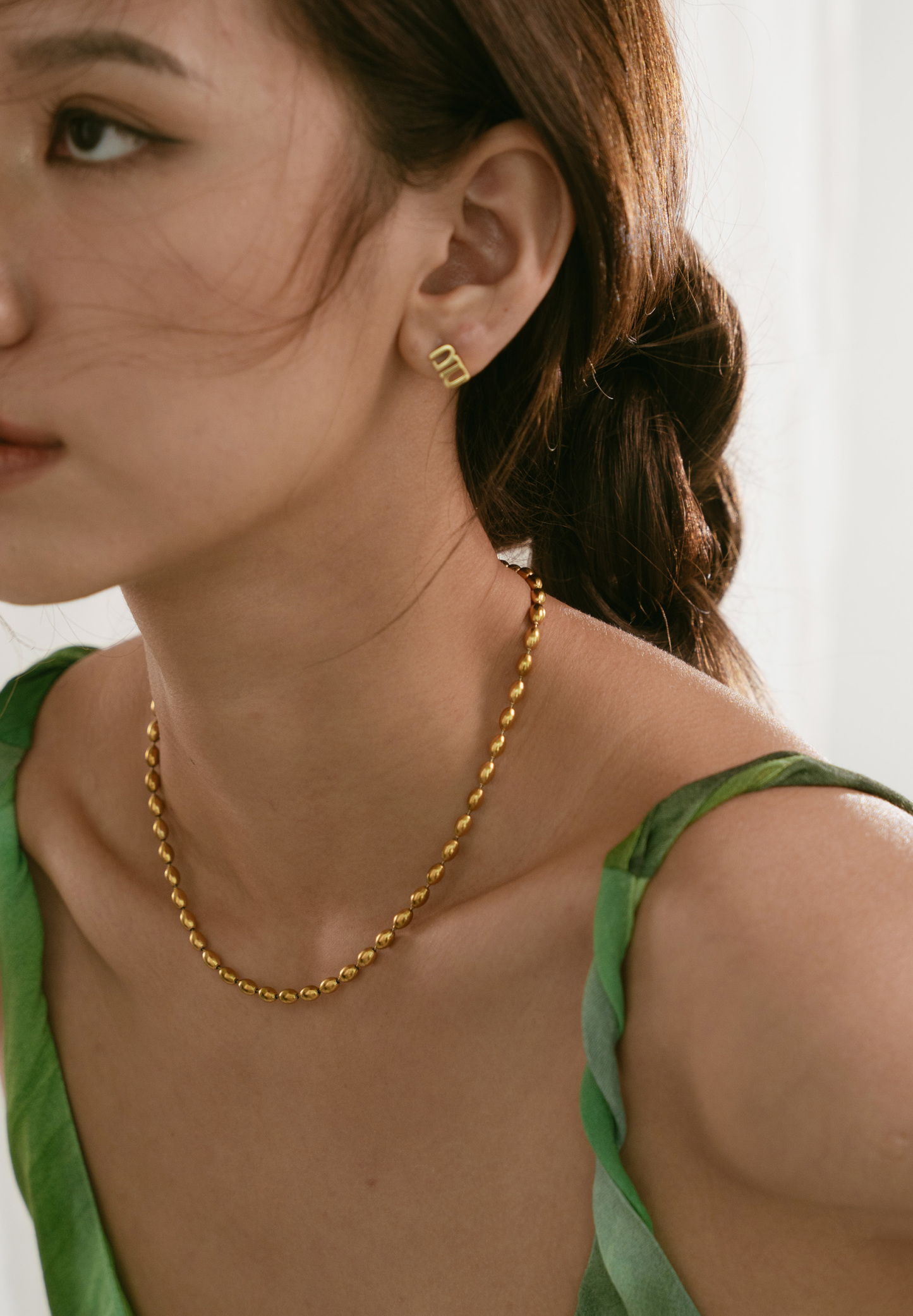 Zenith Seed Gold Necklace