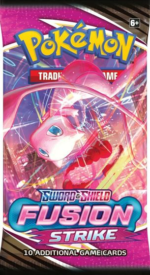 Pokemon Sleeved Booster Pack : Fusion Strike