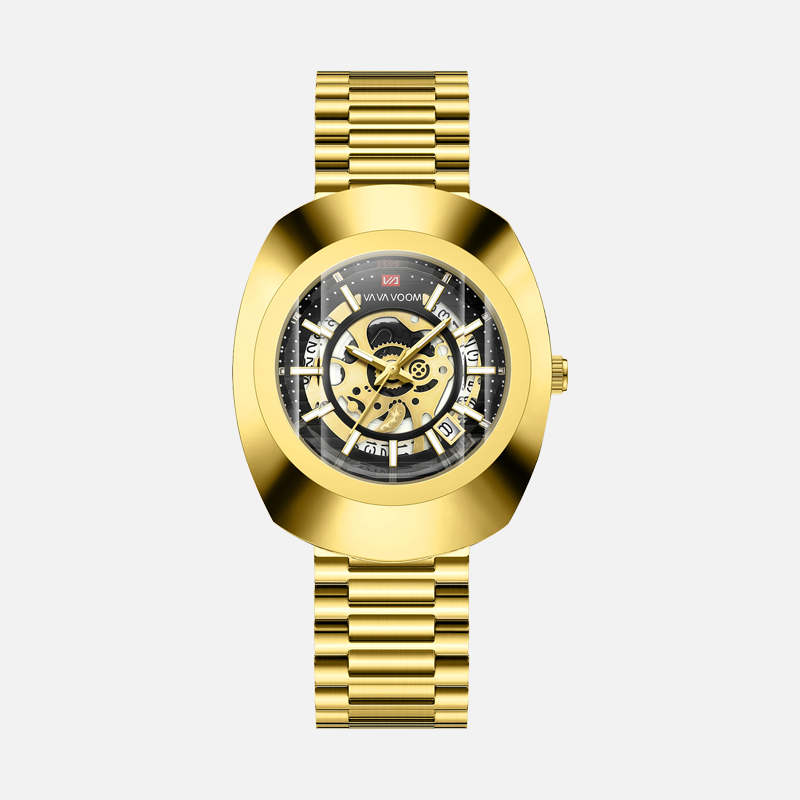 Men's Diamond Cut Business Watch