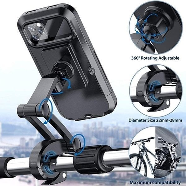 【GREAT VALUE】Waterproof Bicycle & Motorcycle Phone Holder