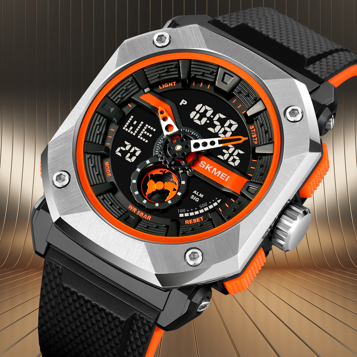 Men's casual sports waterproof luminous watch