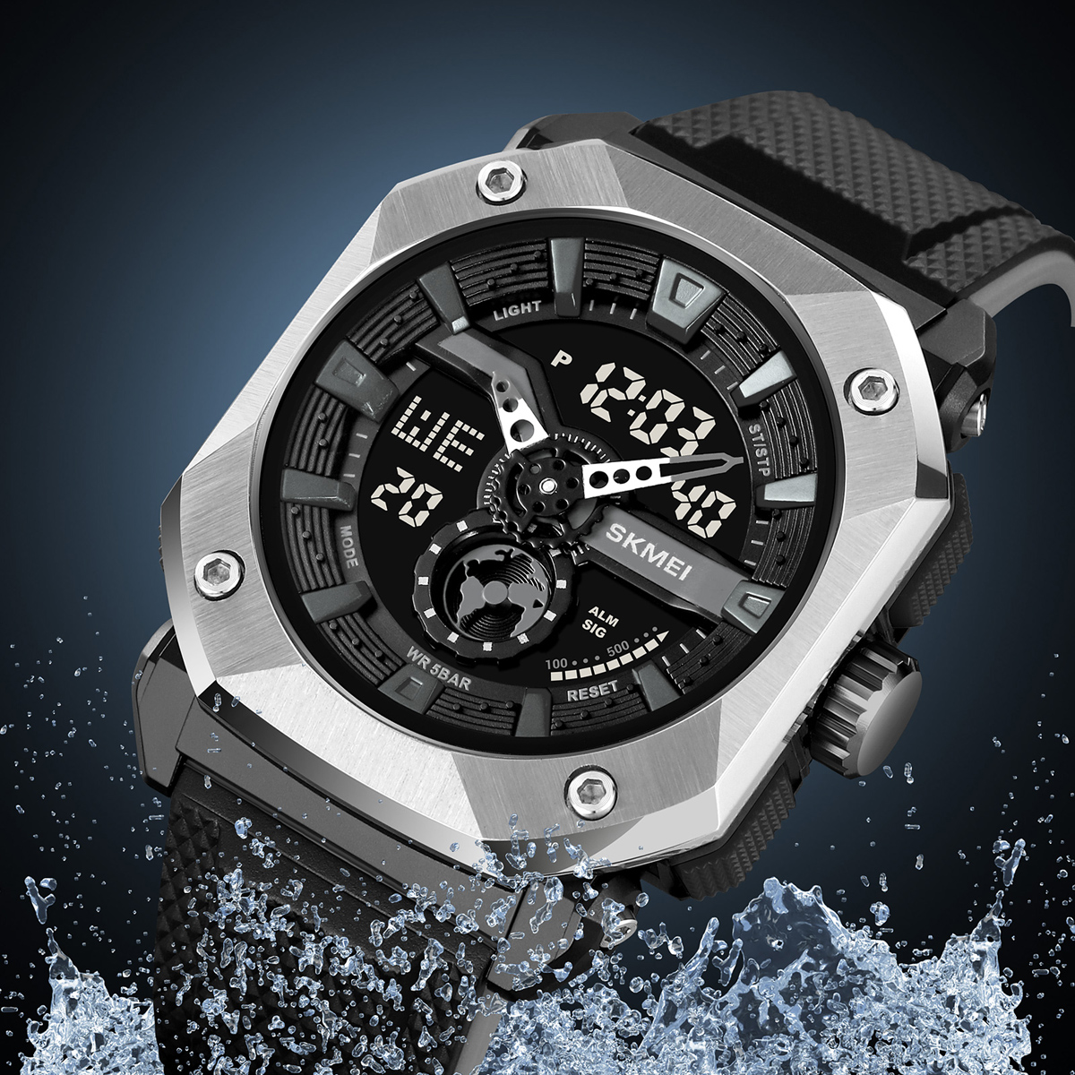 Men's casual sports waterproof luminous watch