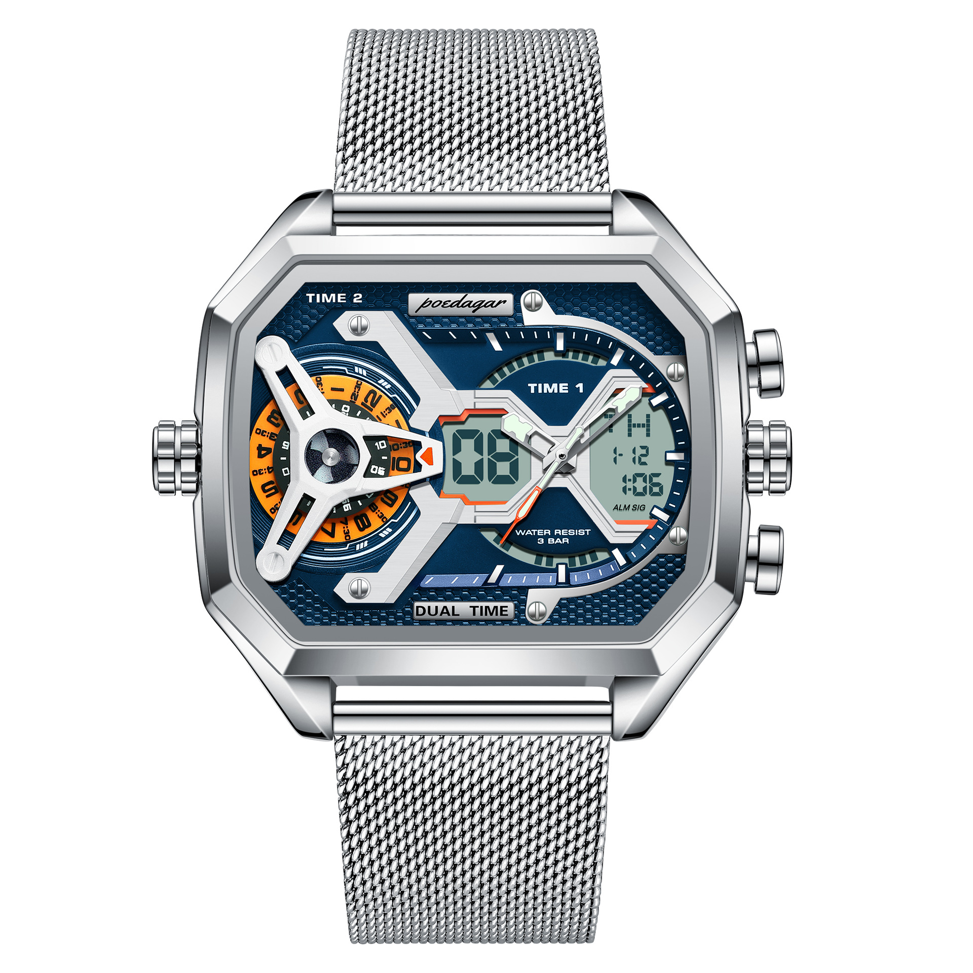 Men's Military Sports LED Watch