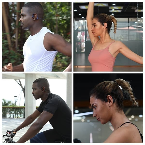 🔥 Bone Conduction Headphones - Waterproof Bluetooth Wireless Headset Buy 2 Save ₵140