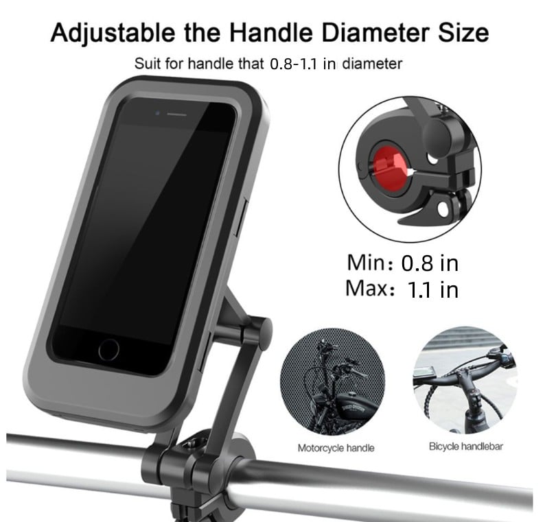 【GREAT VALUE】Waterproof Bicycle & Motorcycle Phone Holder