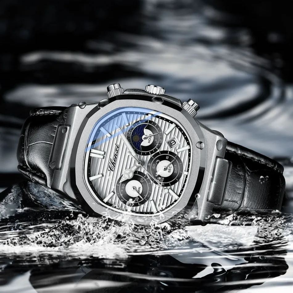 Men's Luxury Business Moon Phase Watch