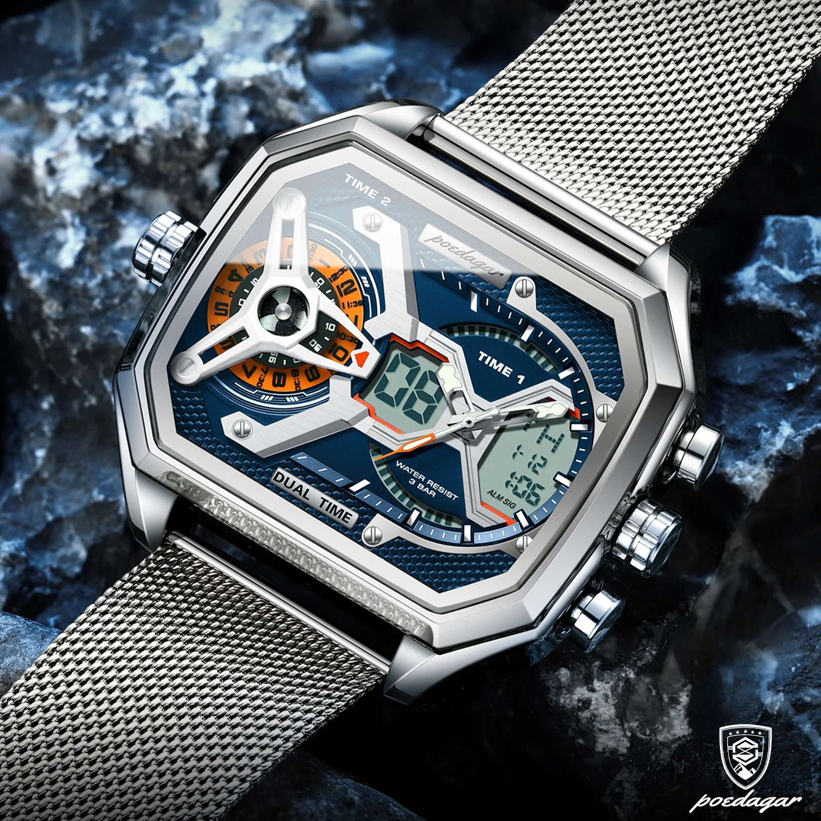 Men's Military Sports LED Watch