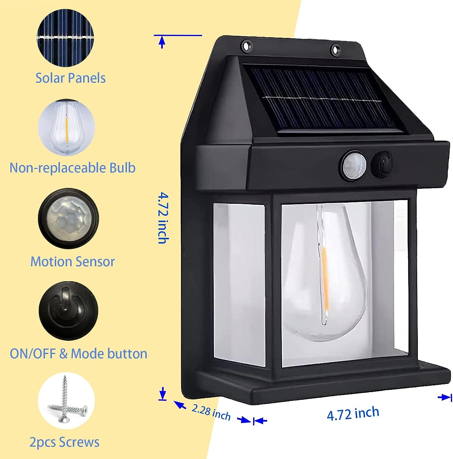💕2023 New Outdoor Solar Wall Lamp