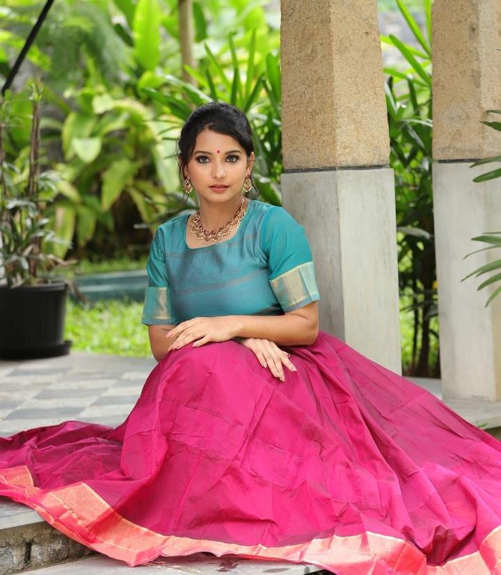 Ezhil - Turquoise/Pink - AALAM