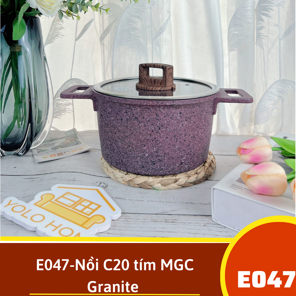 E047-Nồi C20 tím MGC Granite