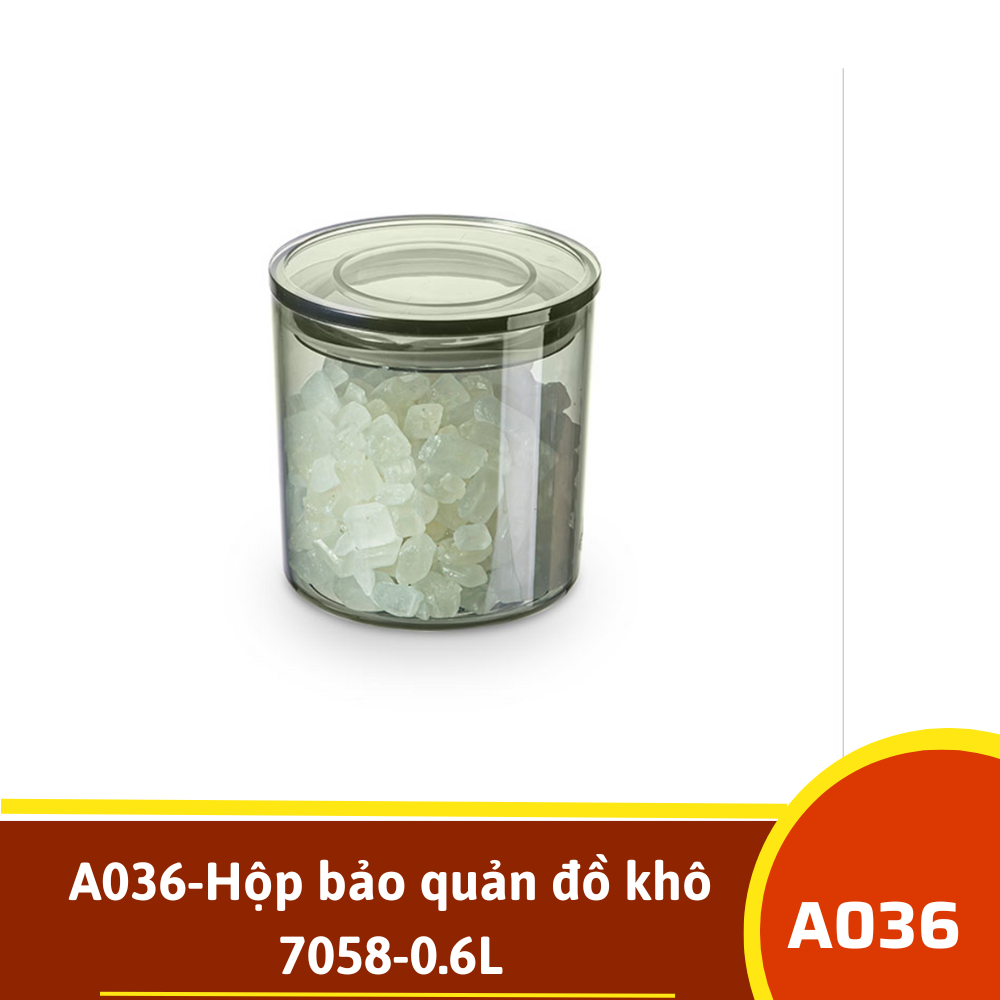 A036-Hộp bảo quản đồ khô 7058-0.6L