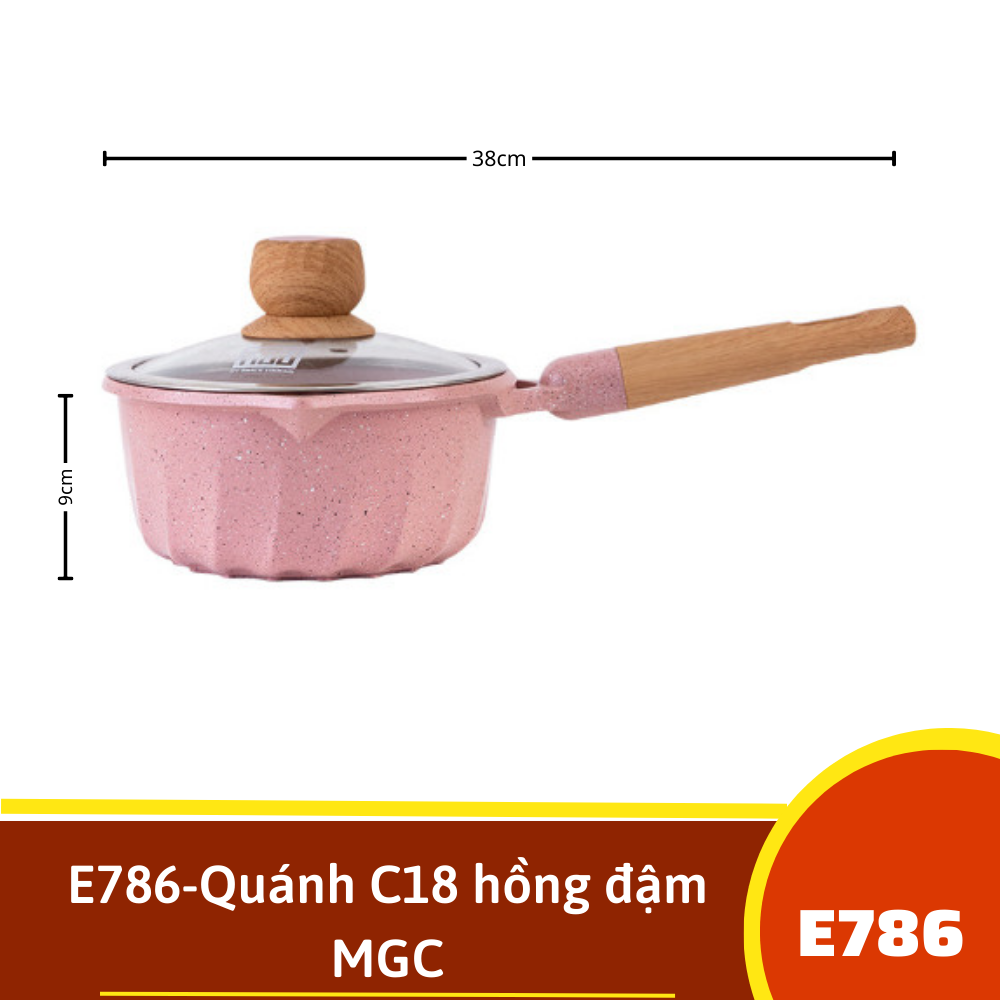 E786-Quánh C18 hồng đậm MGC