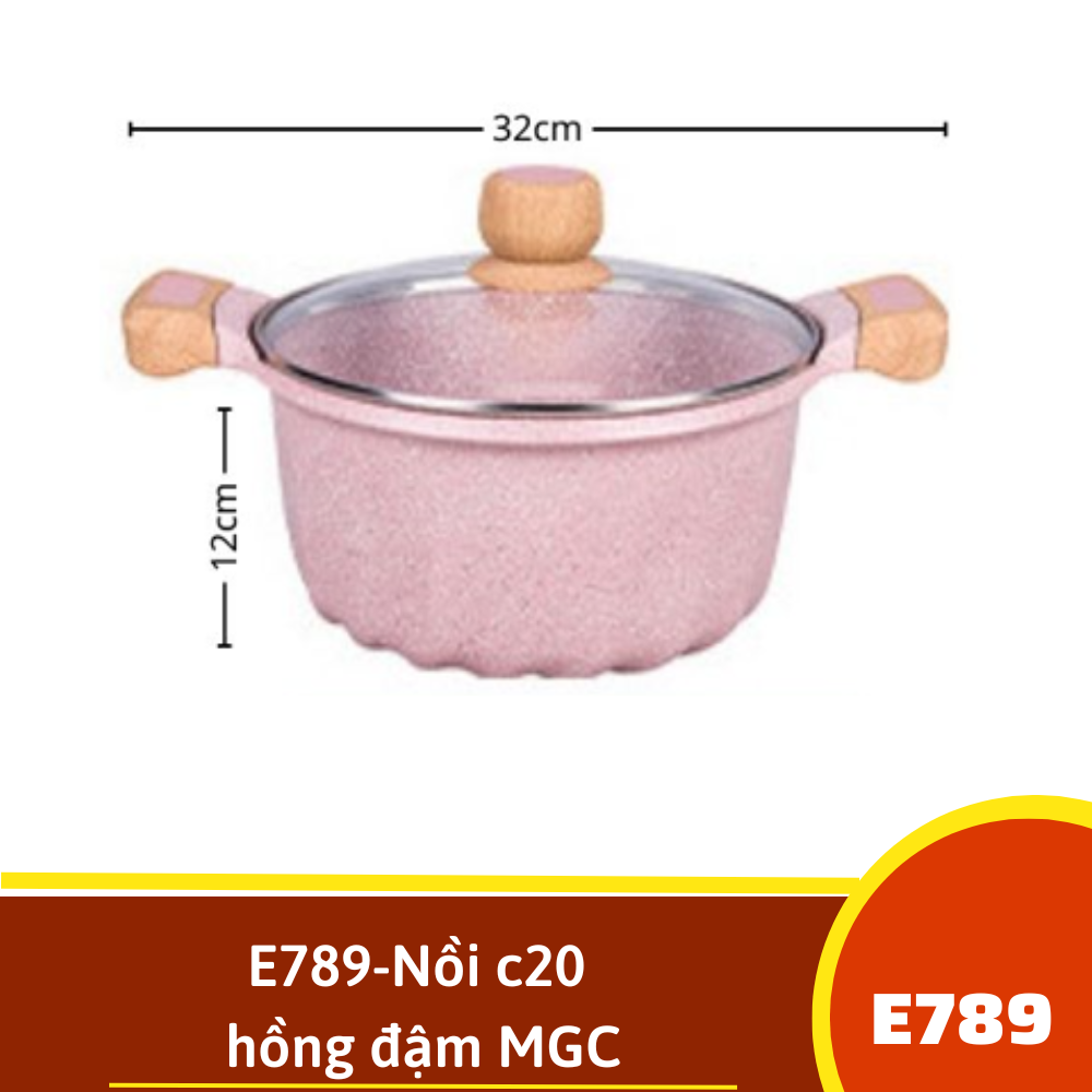 E789-Nồi c20 hồng đậm MGC