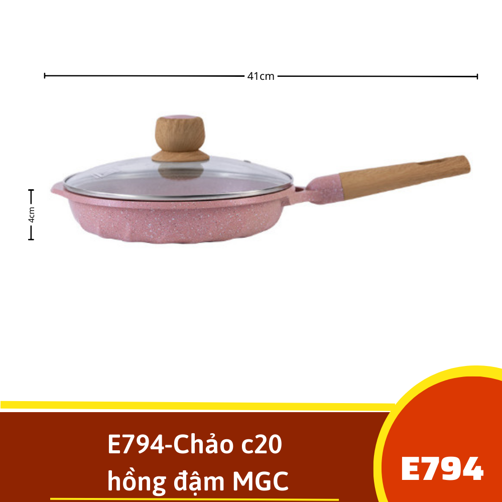 E794-Chảo c20 hồng đậm MGC