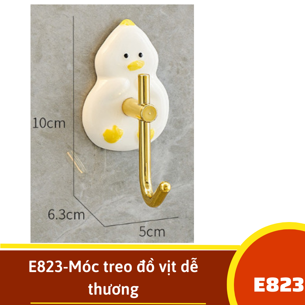 E823-Móc treo đồ vịt dễ thương