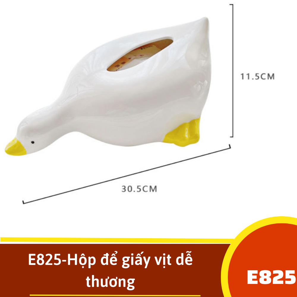 E825-Hộp để giấy vịt dễ thương