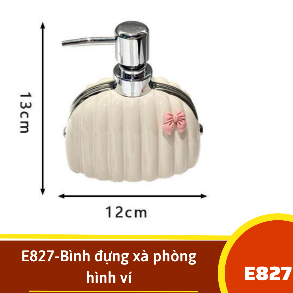 E827-Bình đựng xà phòng hình ví